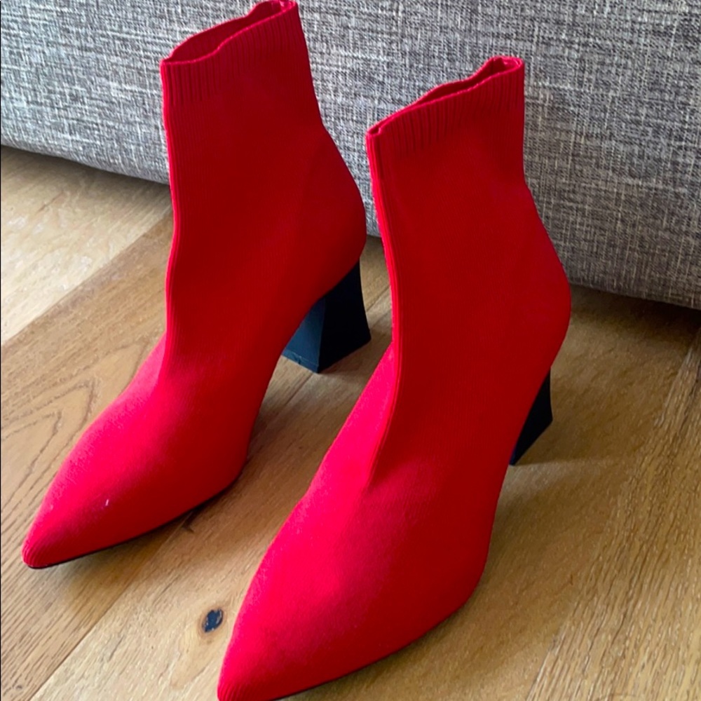 FridaySALE Sexy red boots that only were worn once